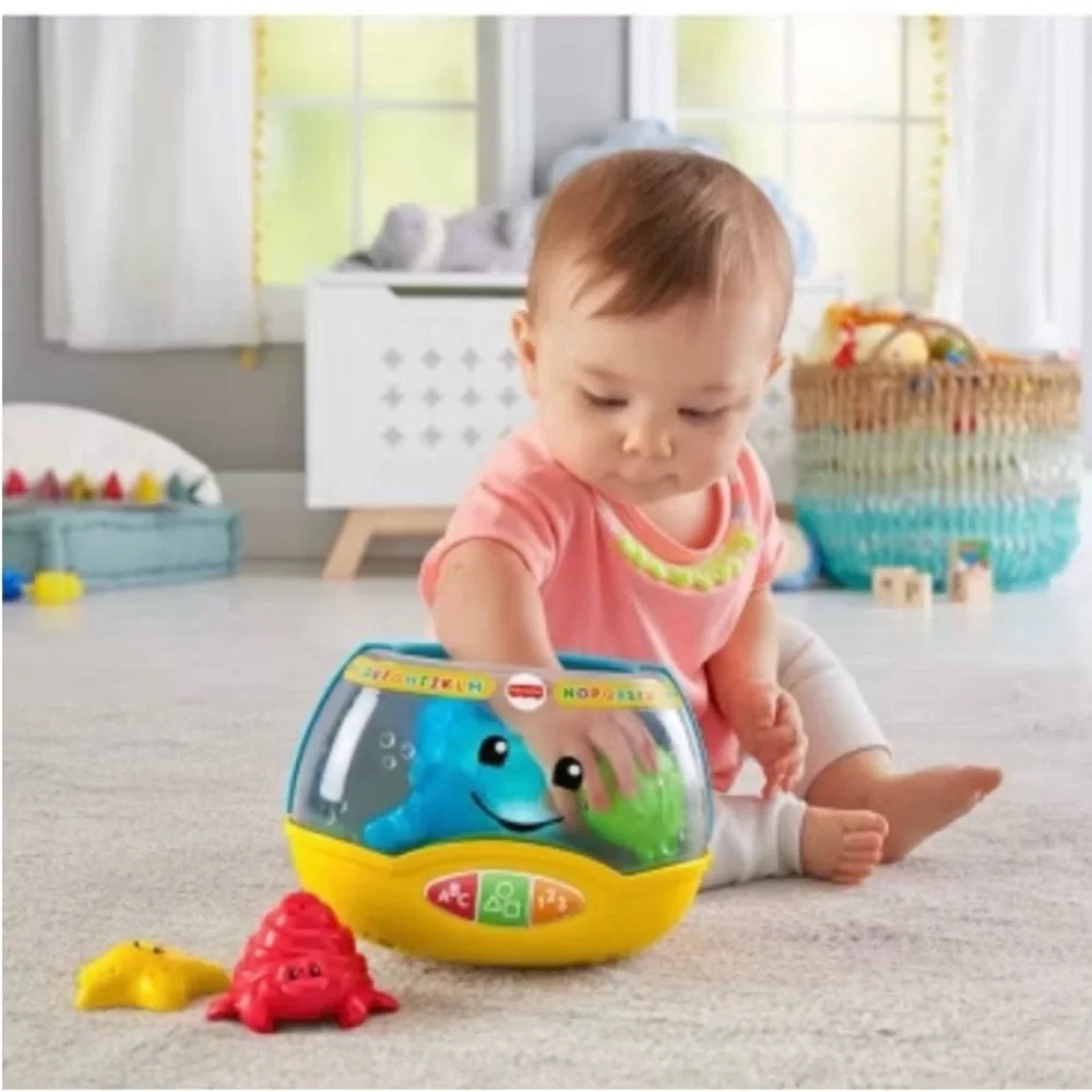 🆕- Fisher-Price Laugh & Learn Magical Lights Fishbowl.